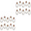 20Pcs Empty Mini Glass Bottles Clear Tiny Jars with Cork Lids 5