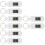 8St Witte Sleutelhanger Horloges Voor Studenten 9