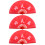 3St Decoratieve Handwaaier Vouwbaar Feest Prestaties 8