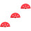 3St Decoratieve Handwaaier Vouwbaar Feest Prestaties 5