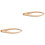 2Pcs Beige Ceramics Measuring Caliper with Locking Pliers for Pottery 3