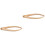 2Pcs Beige Ceramics Measuring Caliper with Locking Pliers for Pottery 4