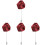 4St Robuuste Rozen Broche Lapel Pin 8
