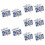 5Paren Blauwe Manchetknopen Alloy Overhemd Pak 9