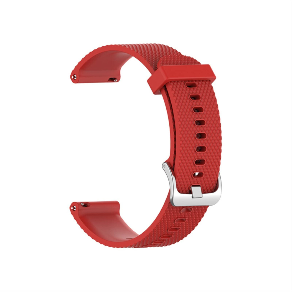 Silicone Watch Band For Garmin Vivoactive 4 And Venu, Adjustable Sport Strap, Quick Install, 22Mm Red 9044945209914