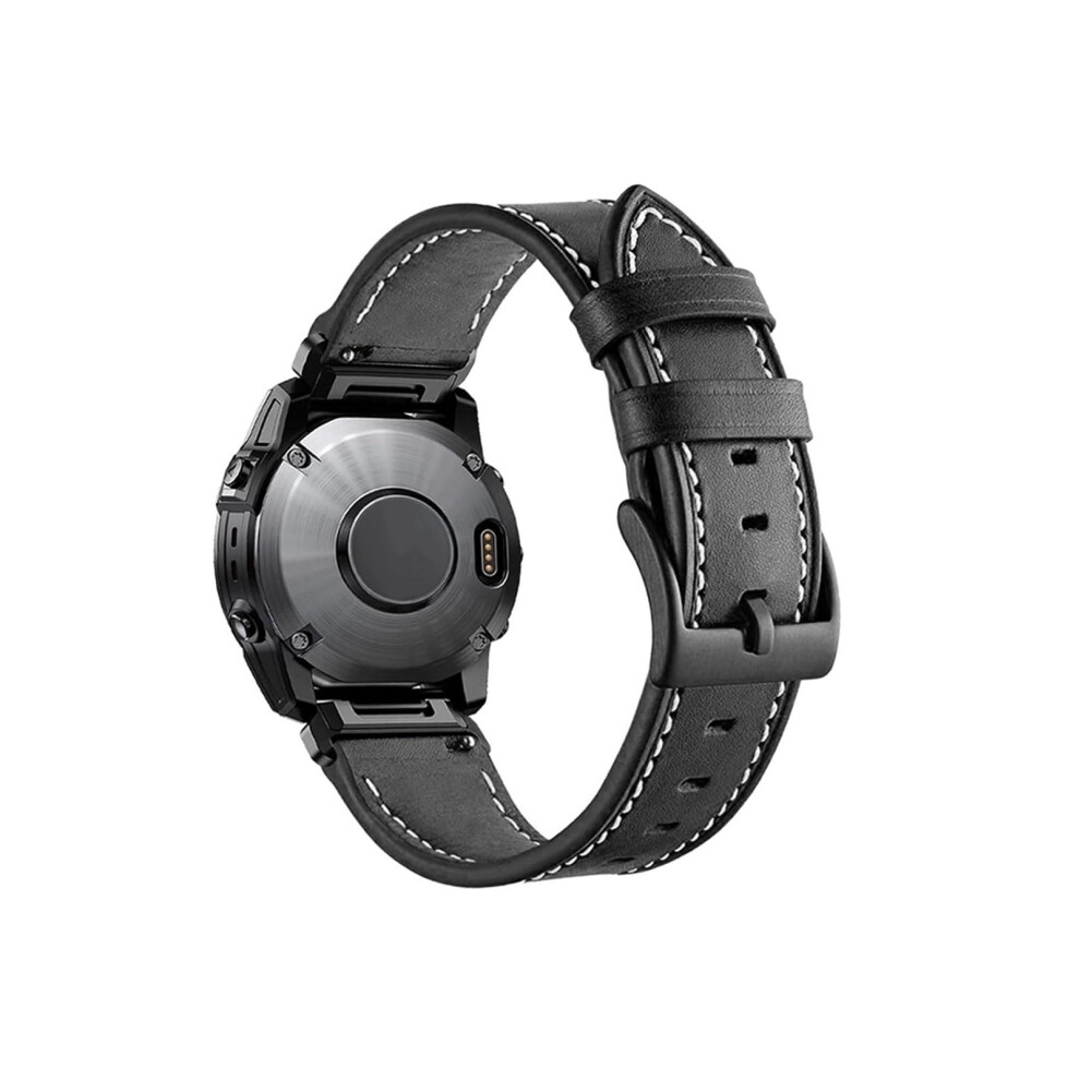 Quickfit Leather Smartwatch Strap 22Mm 26Mm For Garmin Fenix 7X 6X 5X Plus Epix Gen 2 Instinct 2X 9044945210033