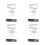 4 Sets Tablet Pen Tips Compatible with 12.4 Inch T733 Grey & White 9