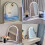 Arched Vanity Mirror with Lights, 3 Color Modes, Touch Control, Gold Frame, 30x40cm 5