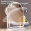 Arched Vanity Mirror with Lights, 3 Color Modes, Touch Control, Gold Frame, 30x40cm 3