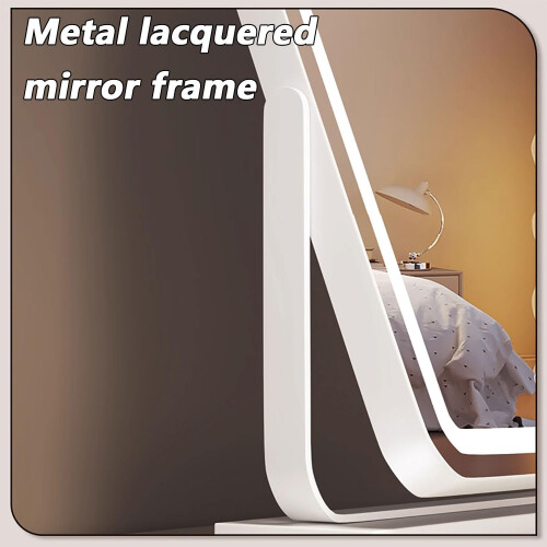 Arched Vanity Mirror with Lights, 3 Color Modes, Touch Control, Gold Frame, 30x40cm 1