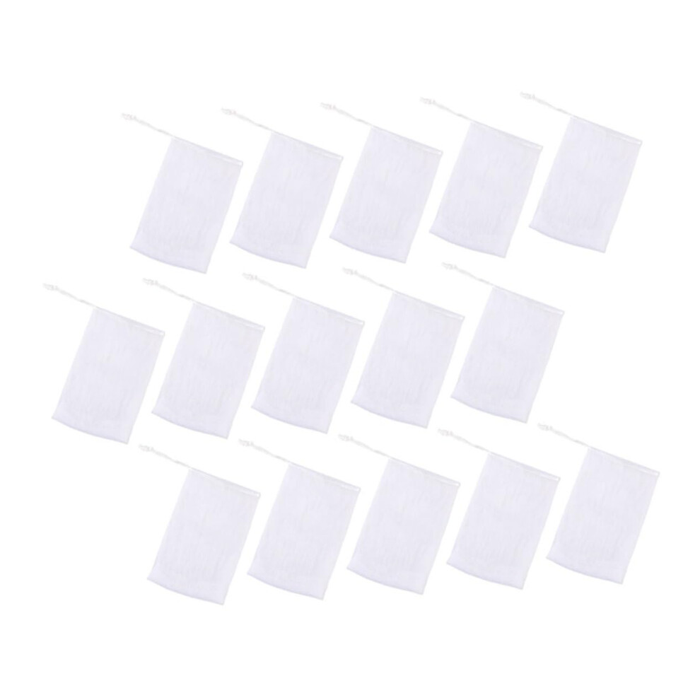 50pcs Exfoliating Soap Saver Bag Double Layer Mesh Pouch for Rich Foam and Quick Drying
