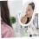 Lighted Makeup Mirror with Touch Sensor, Adjustable Folding Vanity Mirror with LED Lights and Storage Tray, White 5