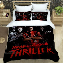 (135CM X 200CM) Michael Jackson printed Bedding Sets exquisite bed supplies set duvet cover bed comforter set