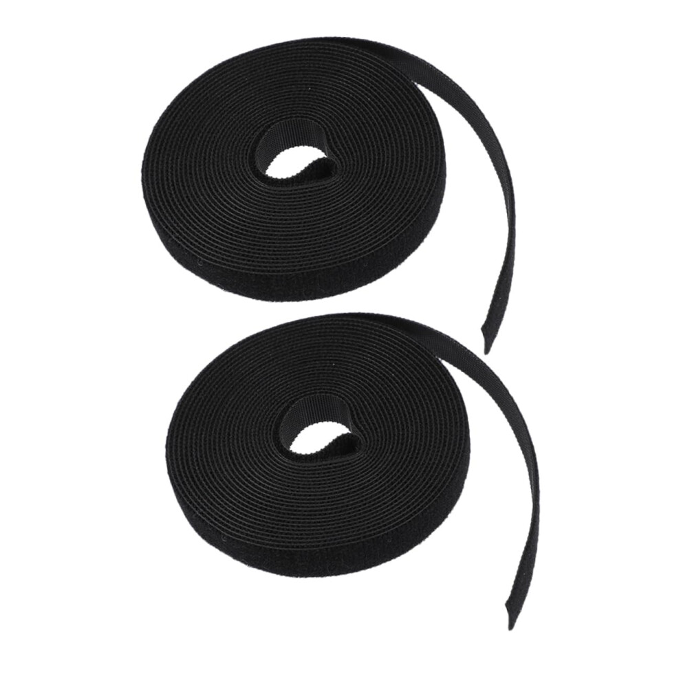 2 Rolls Reusable Hook And Loop Cable Organizer Straps For Tangle Cord Management At Home And Office 9044945210996
