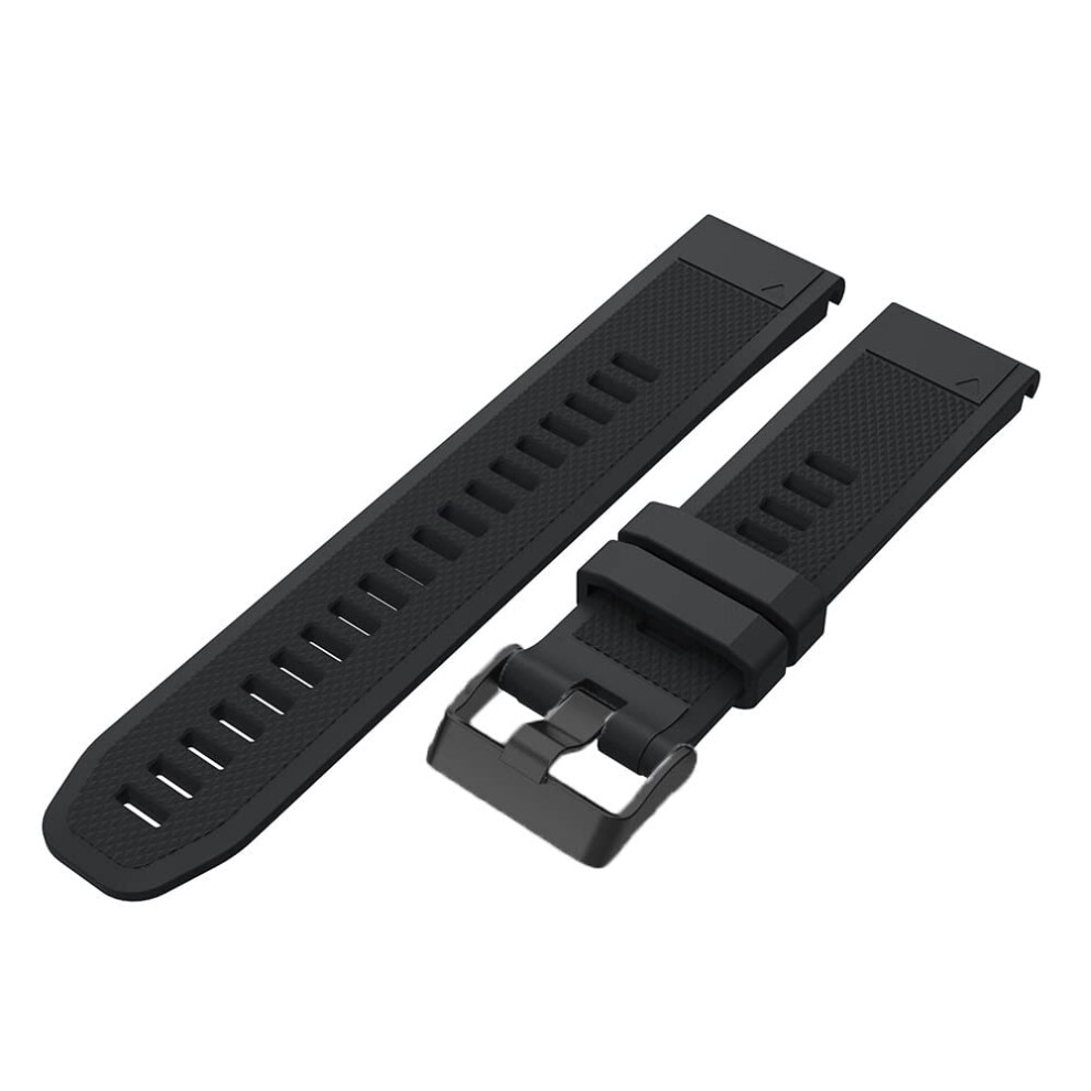 Leather Quickfit Watch Band Strap For Garmin Fenix 7 7X 6 6X 5X 3 Hr Mk1 9099447338792