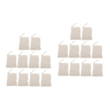 Soap Saver Bag Set, Foaming Net Pouch for Rich Lather, Exfoliating Mesh with Drawstring, 20pcs