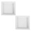2Pcs De ABS Para -Condicionado Branca 1