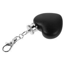 4Pcs Black Steel Heart Flask Mini Portable Whiskey Pocket Flask