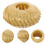 3Pcs Light Brown Lid Holder Compact Tea Set Cover Stand 5
