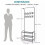 3-in-1 Hall Coat Rack Tree with Metal Fram 7