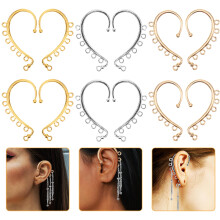 90Pcs Metal Earring Hooks Kit DIY Ear Jewelry Making Assorted Colors