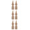 6 Sets Unfertige Holzstiftfiguren Mit Wechselbarem Hut Für 9