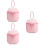 3Pièces Boîtes Roses Pour Poudre De Lait Bébé 7