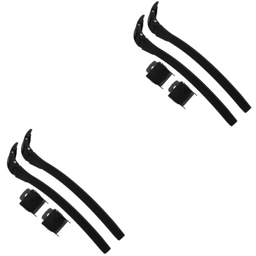4Ensembles Sangles Noires Pour Roller Avec Boucles Fixations 2