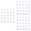150Pcs Plastic Canvas Sheets White Cross-Stitch Mesh for Sewing Crafts 7
