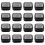 32Pièces Boîtes Carrées Noires Organisateur D'objets 1