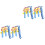 4Pcs Ergonomic Handle Cartoon Skipping Rope for Exercise 3