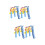 4Pcs Ergonomic Handle Cartoon Skipping Rope for Exercise 7