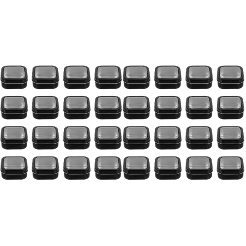 32Pièces Boîtes Carrées Noires Organisateur D'objets 1