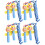 4Pcs Ergonomic Handle Cartoon Skipping Rope for Exercise 5