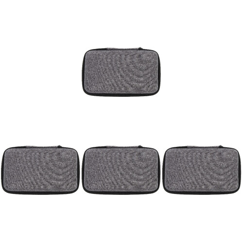 4Pièces Sacoche Étanche Rangement Câbles USB Et Microphone 1