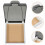 3Pièces Cache-Prises Électriques 90 Transparent Protection Intérieur 9