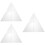 3Pièces Règle Blanche En Pour Couture DIY 9