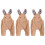 3Pièces Tenues Photo - Bébé Khaki Usage Cérémonies 4