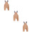 3Pièces Tenues Photo - Bébé Khaki Usage Cérémonies 9