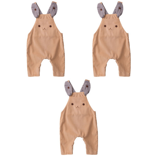 3Pièces Tenues Photo - Bébé Khaki Usage Cérémonies 2