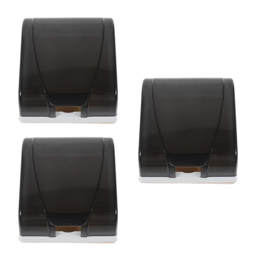 3Pièces Cache-Prises Électriques 90 Transparent Protection Intérieur 1