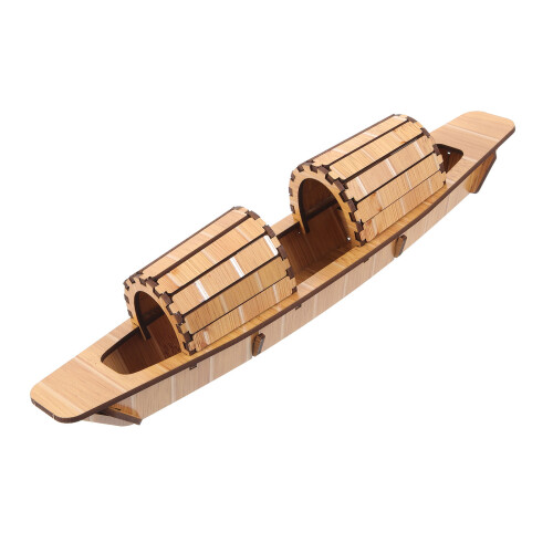 4St Chocolade 3D Puzzels Zeilboot Decoratieve Bouwset 1