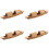 4St Chocolade 3D Puzzels Zeilboot Decoratieve Bouwset 7