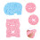 16Pièces Éponges De Bain Douces Assorties Pour Douche Usage 9