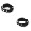 2Pièces Bracelet Silicone Durable Noir 22Mm Adapté Sport 5