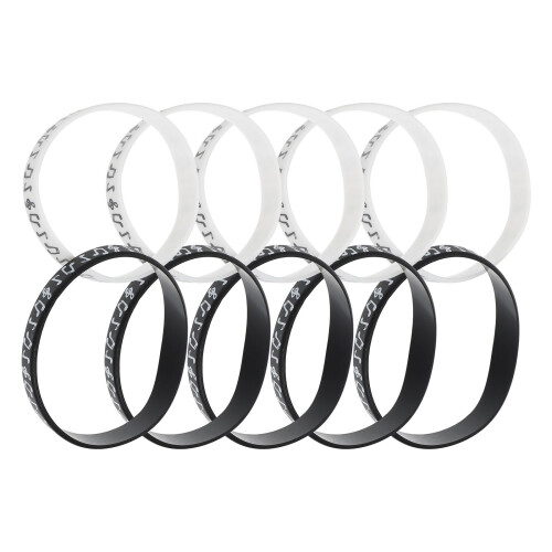 20Pièces Bracelets Poignet Silicone Pour Notes 1