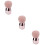 3Pièces Pinceaux Poudre Rose Forme Champignon Outils 8