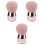 3Pièces Pinceaux Poudre Rose Forme Champignon Outils 3