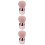 3Pièces Pinceaux Poudre Rose Forme Champignon Outils 9