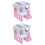 2Pièces Cage Double Bois Rose Résistance Hamster Usage 4